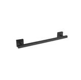 Toallero de barra de metal con acabado negro para baño Cuadro TRES