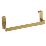 Wall mounted towel rack with square design and matte gold finish with PVD protection for bathroom Towel Rack by Valaz