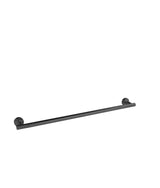 Toallero para cuarto de baño con bases redondas acabado negro mate Accesorios Tres