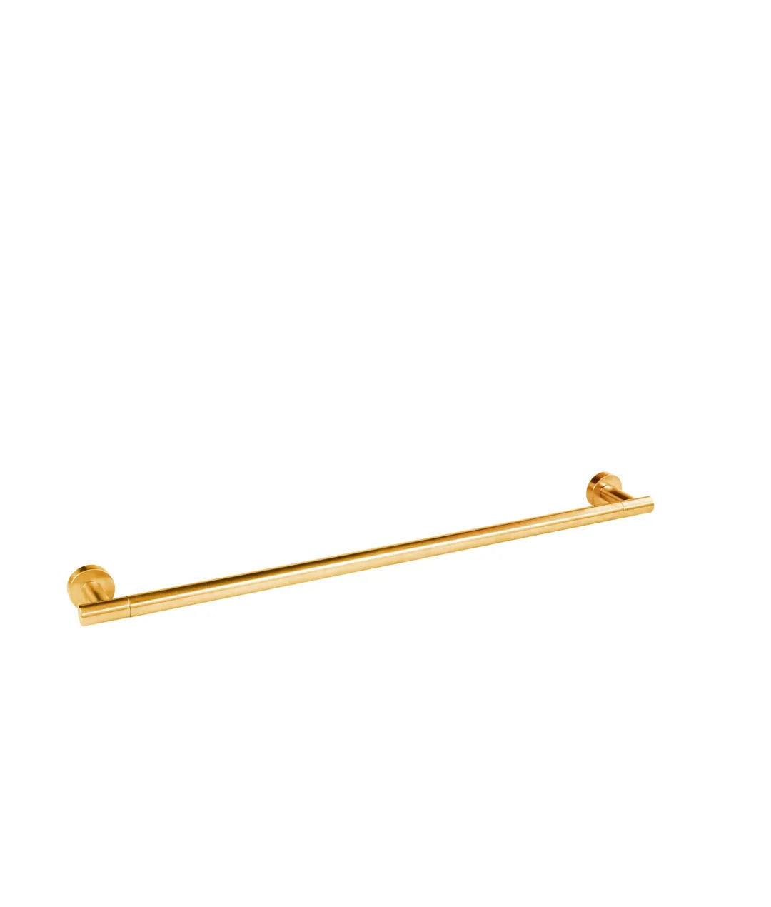 Toallero para cuarto de baño con bases redondas en acabado oro mate Accesorios Tres 0