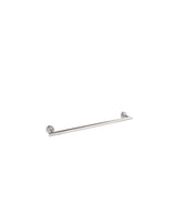 Toallero para cuarto de baño con bases redondas en acero cepillado Accesorios Tres