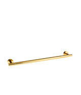 Toallero para cuarto de baño con bases redondas y acabado dorado Accesorios Tres