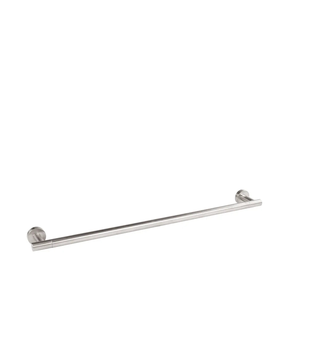 Toallero para cuarto de baño con bases redondas y color acero Accesorios Tres 0