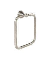 Toallero rectangular de latón para baño con acabado en acero Retro TRES