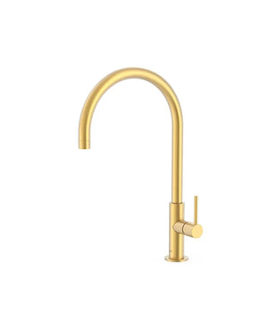 tres_06254201om_grifo_monomando_para_fregadero_con_cano_curvo_de_41_cm_fabricado_de_laton_con_acabado_en_color_oro_mate_1