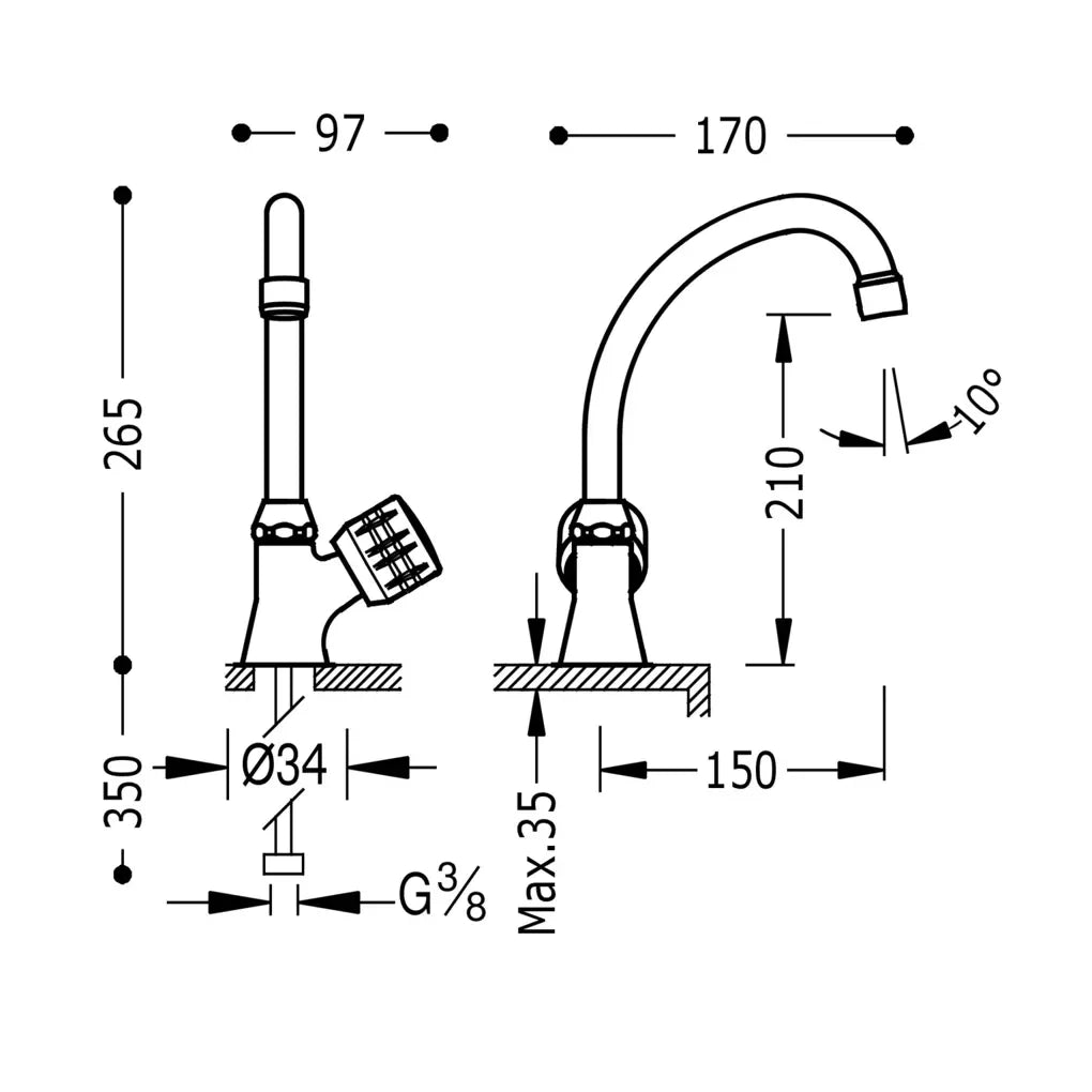 tres_123306_grifo_monomando_para_fregadero_con_cano_de_26_cm_y_de_1_agua_fabricado_de_laton_con_acabado_cromado_ese_2