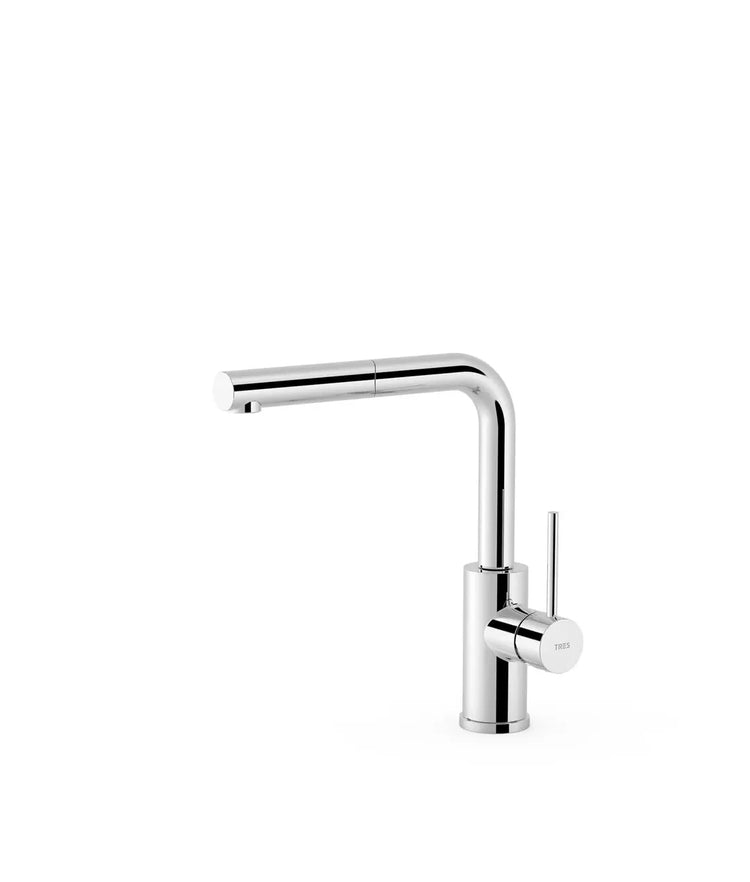 tres_162437_grifo_monomando_para_fregadero_con_cano_de_29_cm_y_rociador_extraible_fabricado_de_laton_cromado_max_1