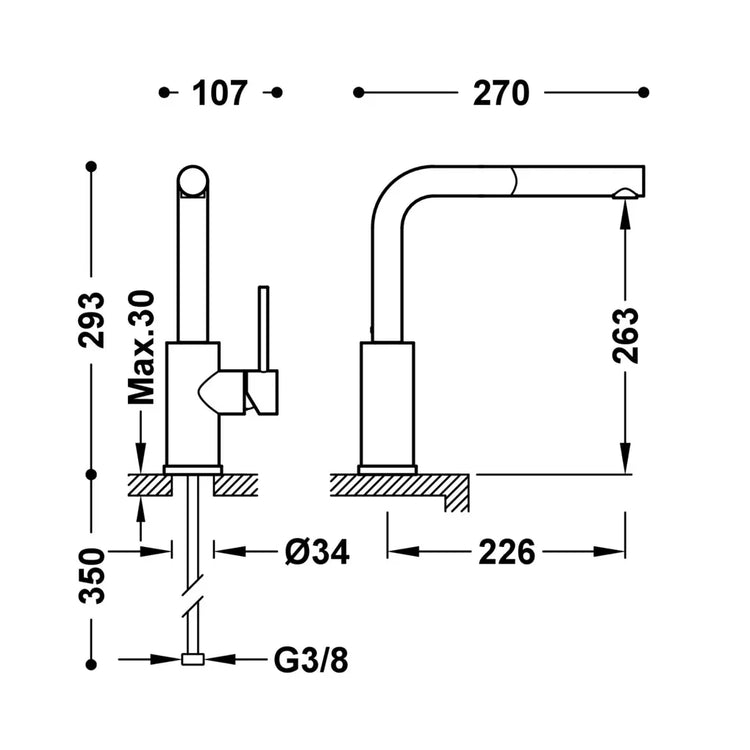 tres_162437_grifo_monomando_para_fregadero_con_cano_de_29_cm_y_rociador_extraible_fabricado_de_laton_cromado_max_2