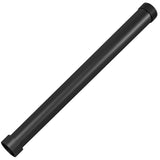 Shower extension tube with matte black finish 30 cm three quarter inch thread by Valaz