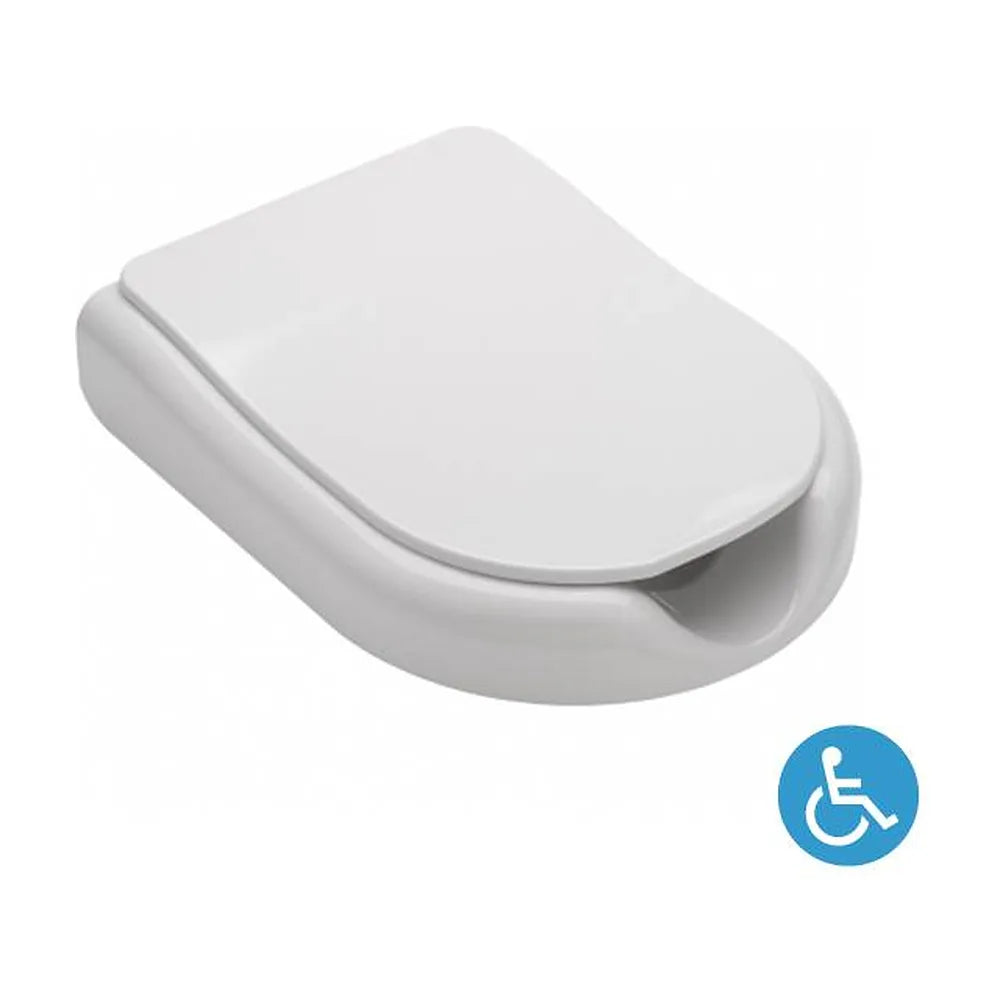 Inodoro de Suelo Adaptado Movilidad Reducida New WCCare Unisan Blanco - Vista 5