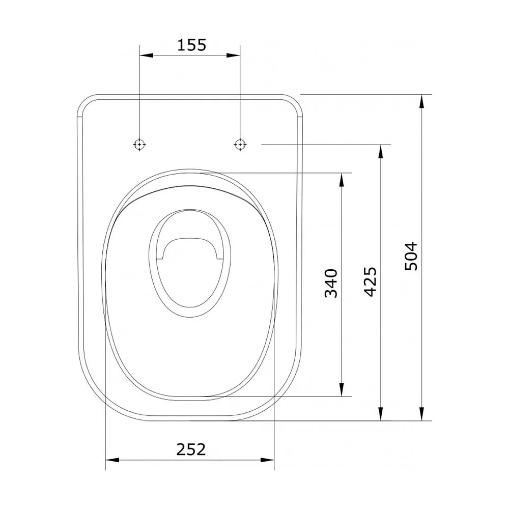 Inodoro Suspendido Rimflush Look Unisan Blanco - Vista 6