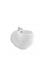 Bidé a Suelo Monobloc 38 cm Blanco Unisan - Compacto y Moderno