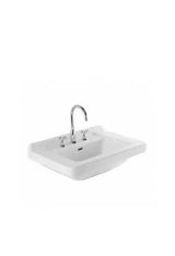 Lavabo Vintage 3 Orificios 68 cm Vitreous China Blanco Unisan