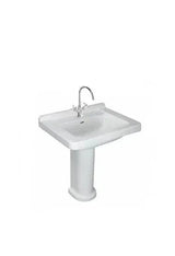 Lavabo Vintage 78 cm con Pedestal Unisan - Blanco