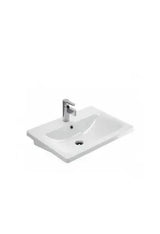 Lavabo de Encimera LOOK Unisan – Porcelana Blanca, 63,7 cm