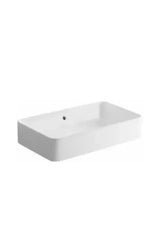 Lavabo Rectangular 60 cm Porcelana Blanco Sanlife Unisan