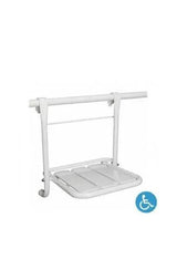 Asiento de Ducha Abatible WCCARE Unisan - Hierro Galvanizado, Blanco, 41,5x41,5x50 cm