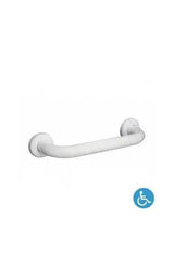 Barra de Apoyo Recta WCCARE 30 Unisan – 30 cm, Hierro Galvanizado, Blanco