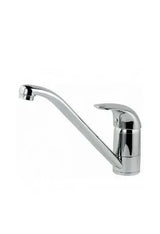 Grifo Monomando de Cocina con Caño Orientable Alfa Unisan - Latón Cromado
