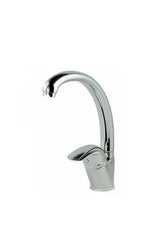 Grifo Monomando de Cocina Lateral Orientable Alfa Unisan – Latón Cromado