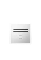 Placa Pulsadora Electrónica Doble Descarga 22 cm Plan Unisan con Fijación