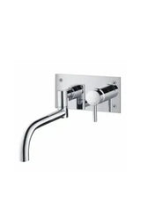 Grifo de Cocina Monomando Empotrable Tube Unisan - Caño Giratorio, Latón Cromado