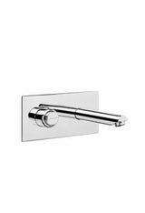Grifo de Pared para Lavabos con Temporizador Icone Unisan - Cromo, Latón