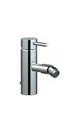 Grifo Monomando de Bidé Tube Eco Unisan - Latón Cromado con Válvula de Desagüe
