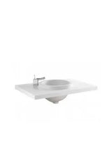 Lavabo encastrar 90 cm MDF color blanco – Unisan