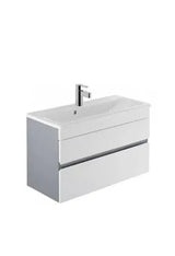 Mueble suspendido 83 cm MDF gris blanco – Unisan