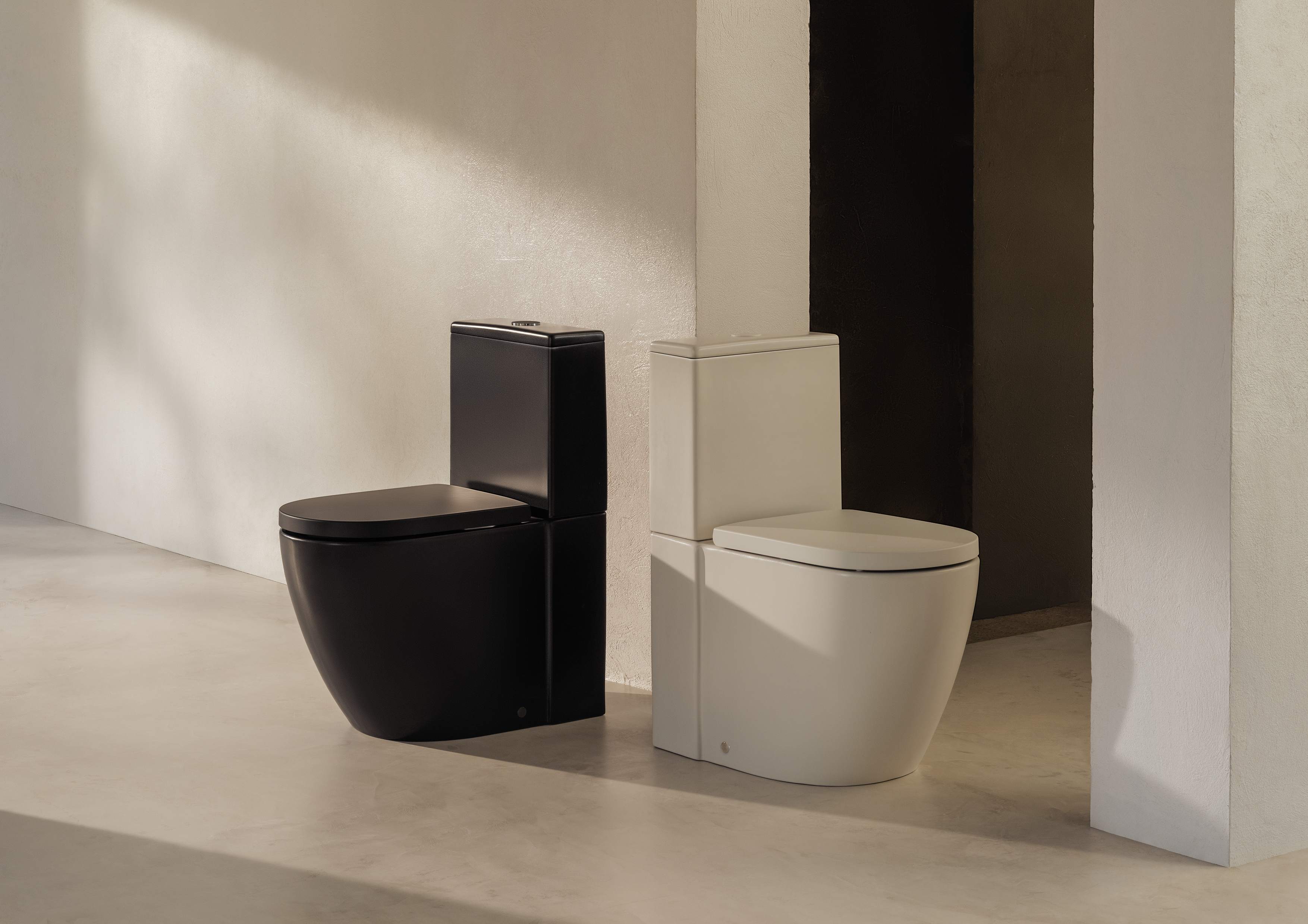 Inodoro Completo Roca Meridian Rimless Vortex con Tapa SoftClose — Pack Tanque Bajo - Blanco brillo