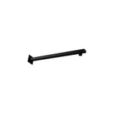 Brazo soporte para rociador de pared cuadrado de 1x35 cm en negro mate de Valaz