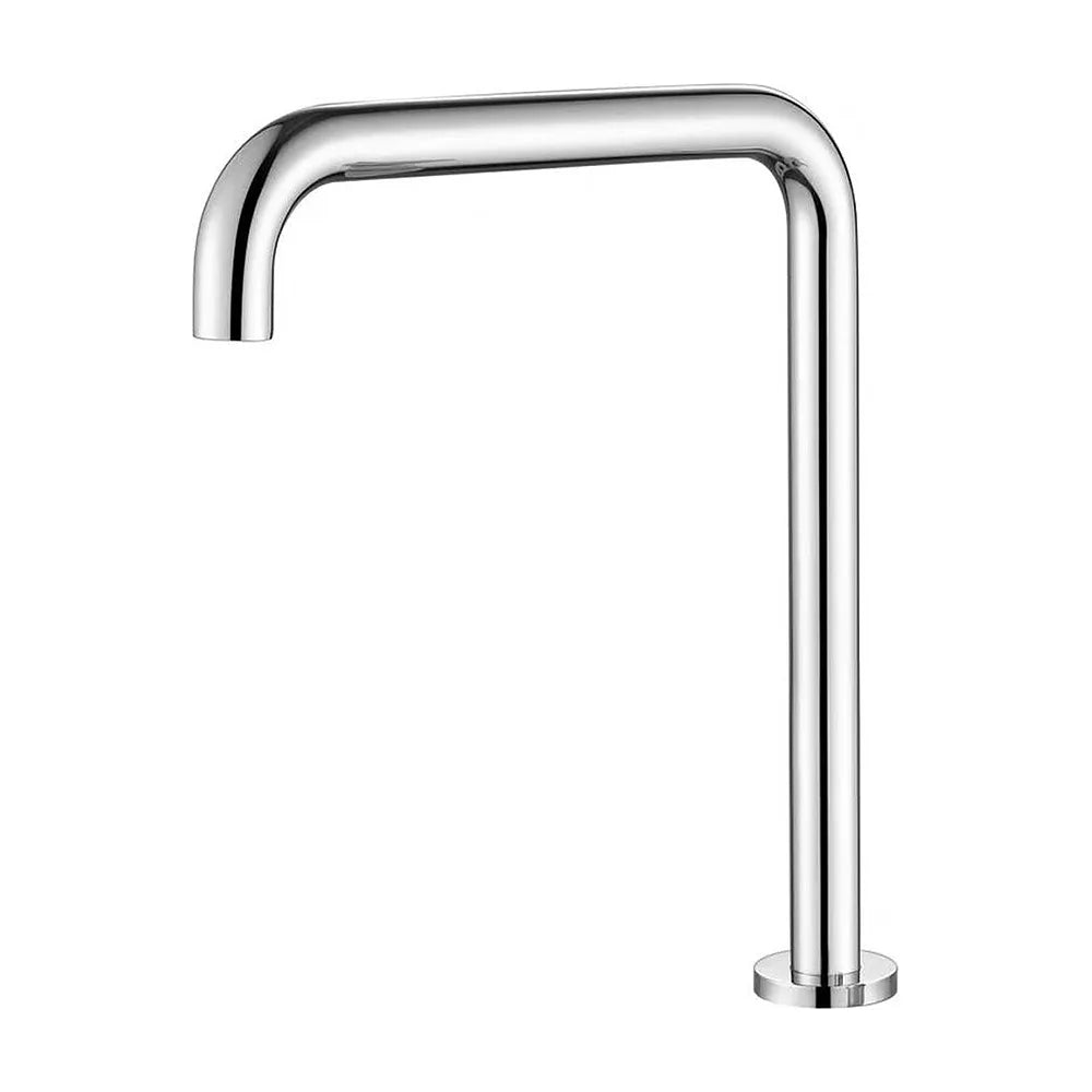 Caño de grifo cromado giro 360 diseño moderno sobrio Guadalope Valaz Valaz