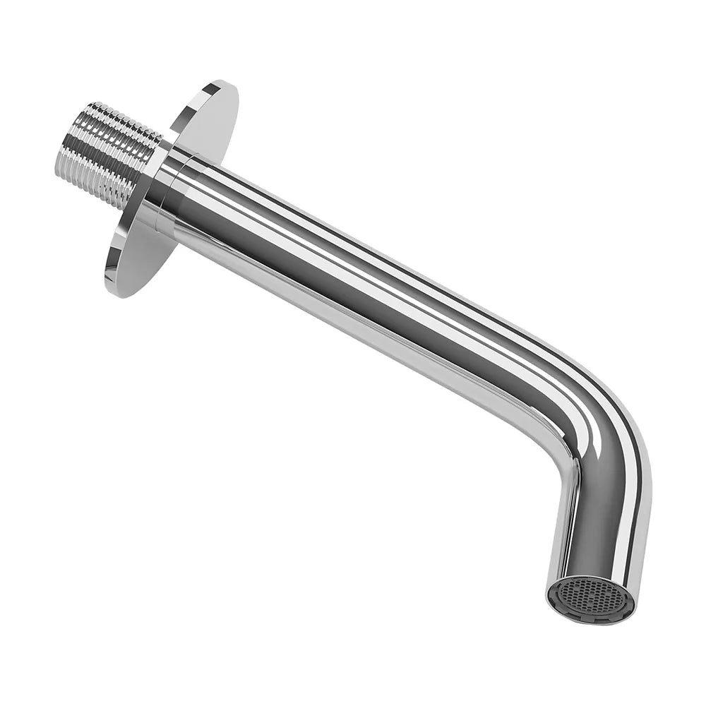 Vista principal de Caño de lavabo redondo empotrado 21 cm latón cromado de Valaz