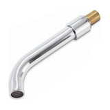 Round pipe 15cm chromed with 1/2 thread by Valaz