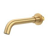 Round pipe 21 cm matte gold PVD protection 1/2 thread <serie> by Valaz