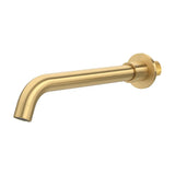 Round pipe 26 cm matte gold with PVD protection and 1/2 inch thread by Valaz
