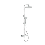 Shower column single lever round chrome 80 to 120 cm Jabalón by Valaz