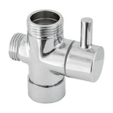Chromed shower bar diverter with one half inch thread by Valaz