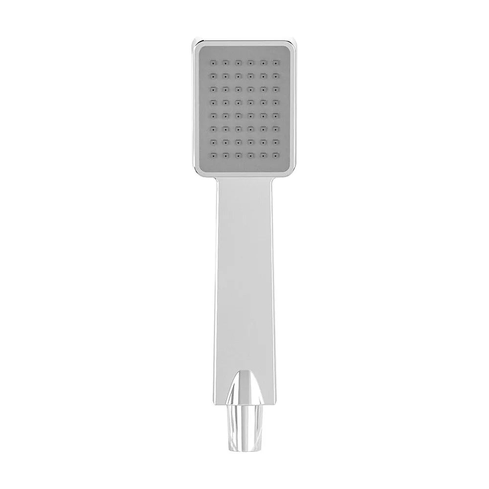 Detalle de acabado y materiales de Ducha empotrada a pared cuadrada monomando de 2 vías con rociador de 20 cm en cromado...