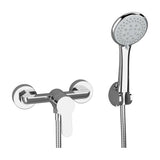 Bathtub faucet with single lever elegant and functional design with chrome finish Tera by Valaz