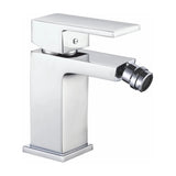 Chrome single handle bidet faucet with temperature and flow control Vinalopó by Valaz