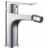 Bidet faucet single handle chrome modern and elegant design Magro by Valaz
