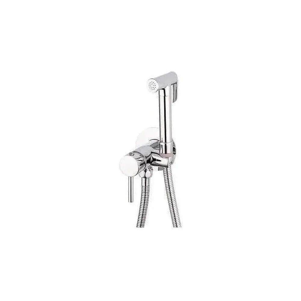 Grifo de bidet empotrado en latón y acero inoxidable en cromado Guadiana de Valaz Valaz