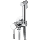 Miscelatore bidet incasso rotondo cromato finitura maniglia luxury Torina di Valaz