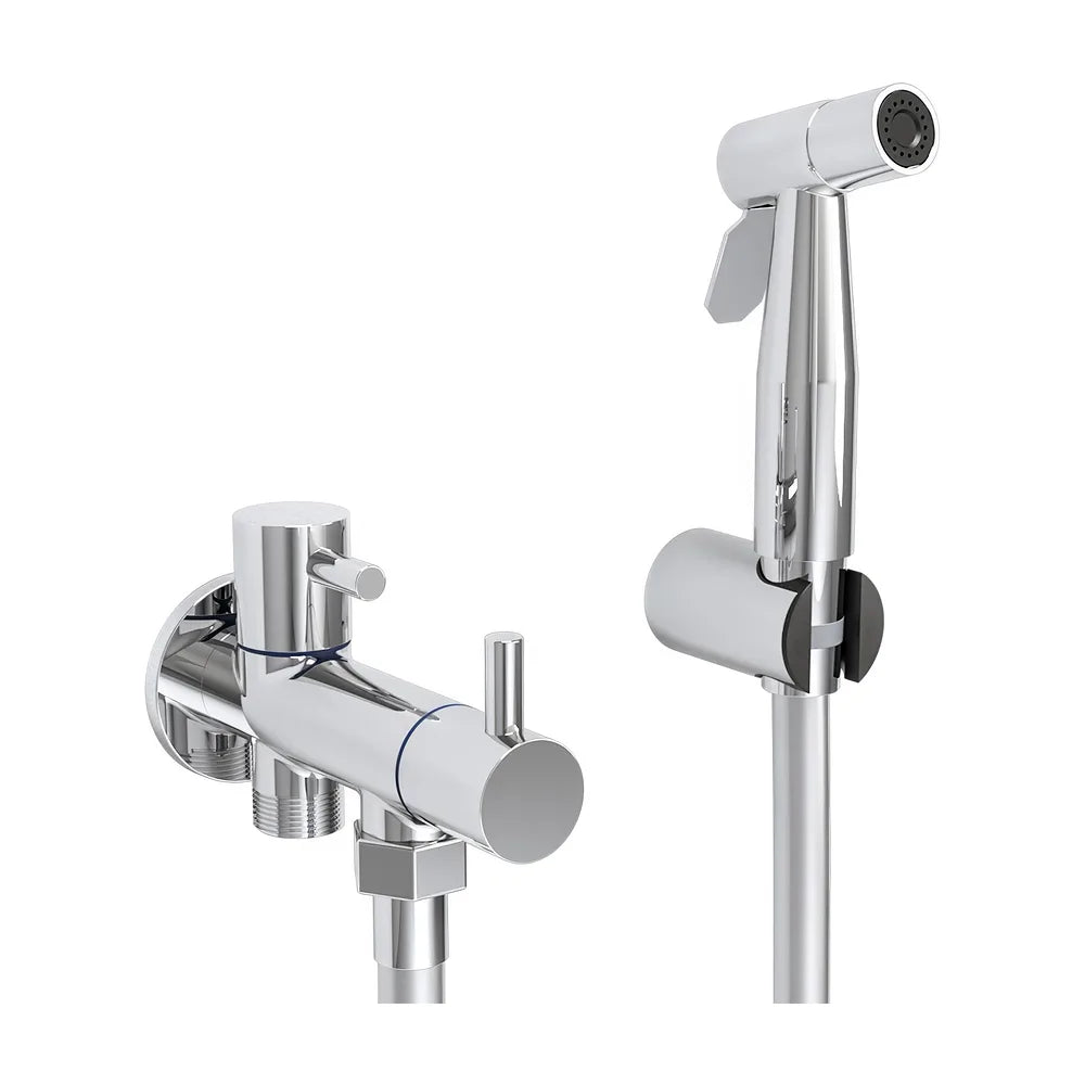 Grifo de bidet empotrado redondo de 1 vía, agua fría, en cromado Cabriel de Valaz Valaz