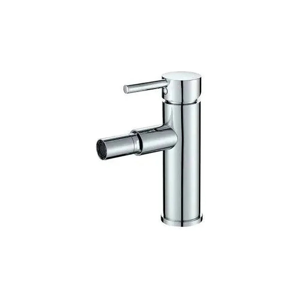 Grifo de bidet redondo y monomando en latón en cromo Jabalón de Valaz Valaz
