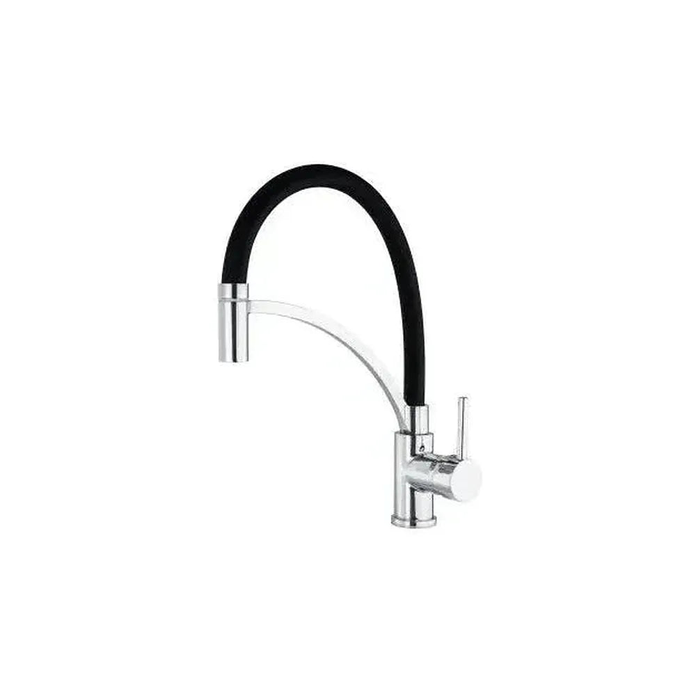 Grifo de cocina flexible monomando con caño giratorio en cromado Pas de Valaz Valaz