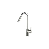 Grifo de cocina monomando alto con 2 latiguillos en cromado Misuri de Valaz