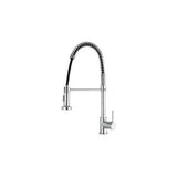 Grifo de cocina monomando con caño flexible de 60 cm en cromado Ruecas de Valaz